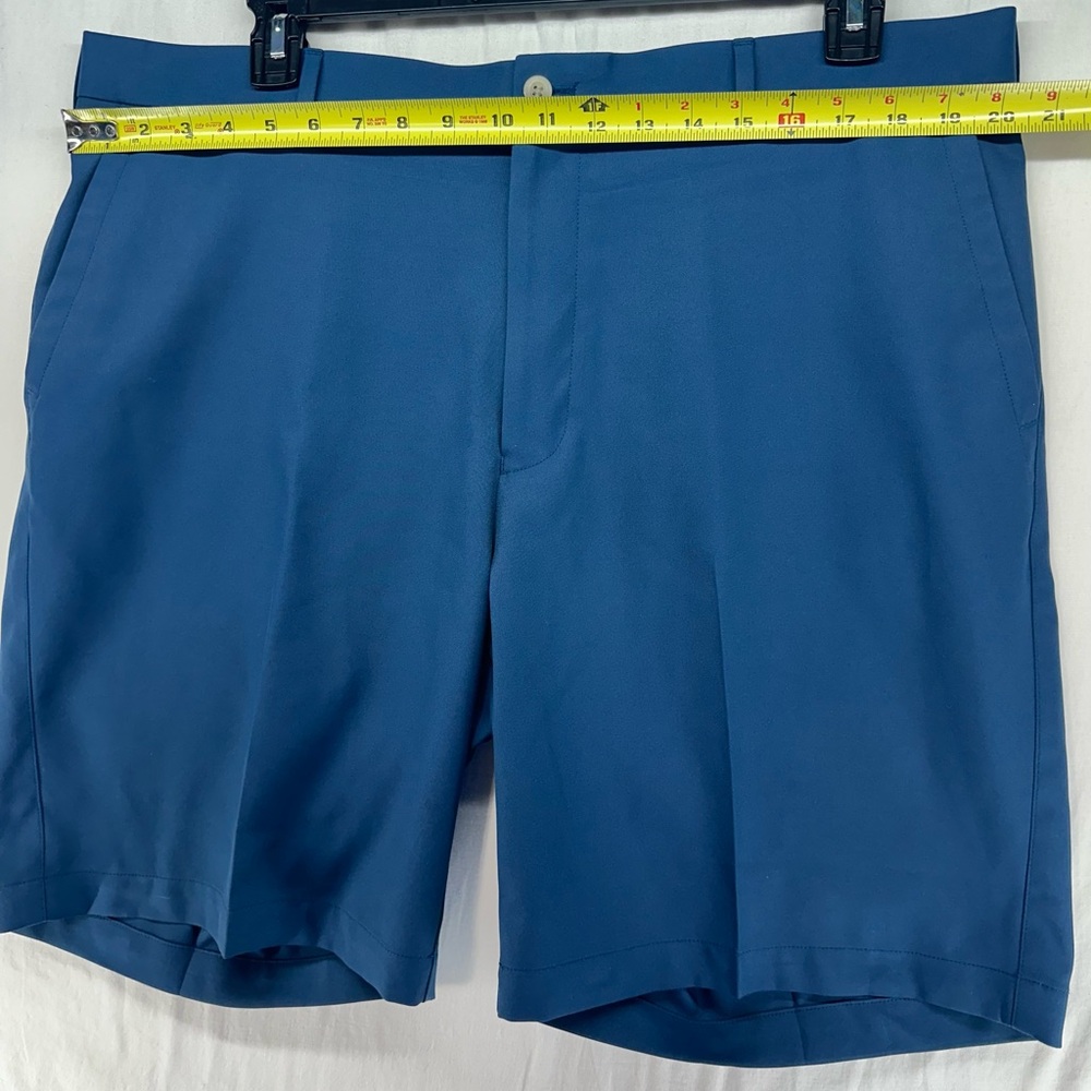 Peter Millar Wicking Performance Shorts Golf Stretch Navy Blue Mens Size 40 - Picture 4 of 9